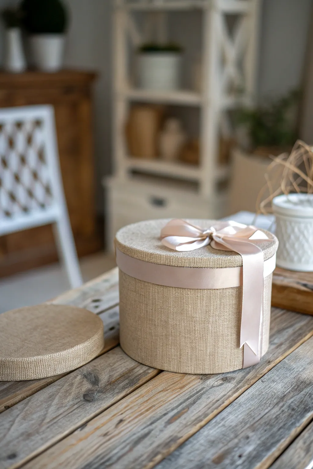 Chic and charming: Elevate your party favors with these exquisite miniature hat boxes.