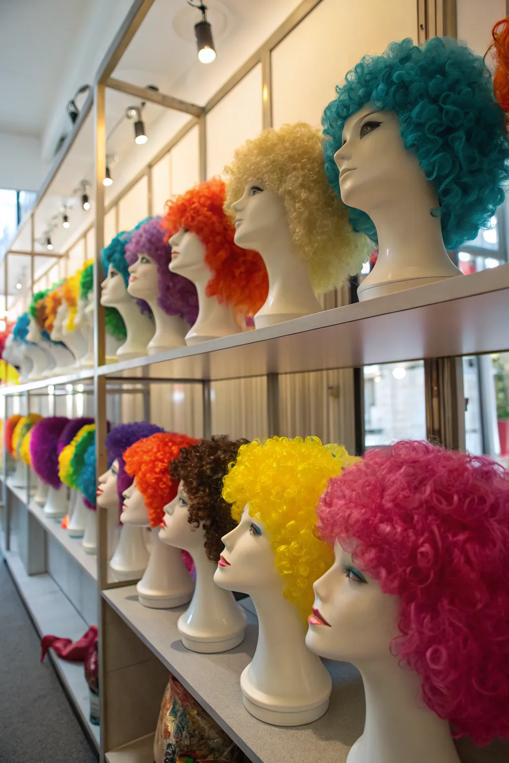 Transform your look with colorful party wigs