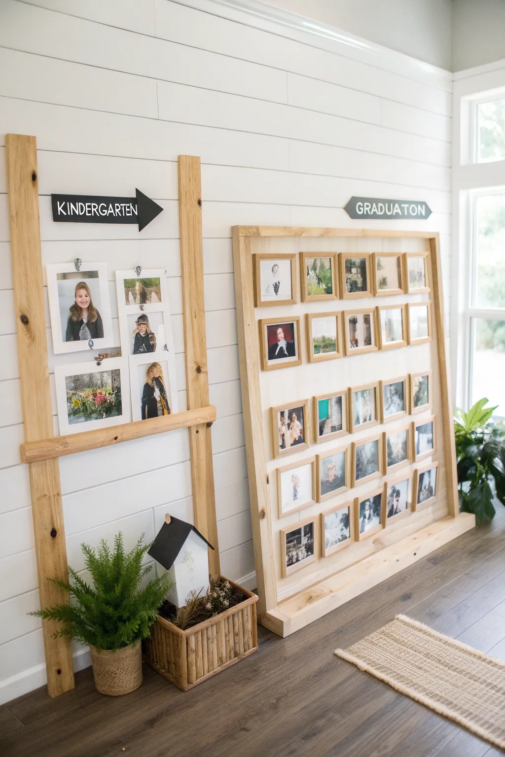 Journey Through School Years: A Timeless Collage of Cherished Memories 🌿📚
