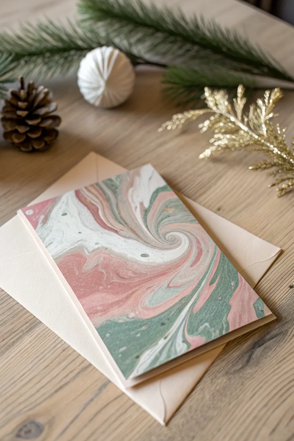 Embrace the art of simplicity with abstract Christmas cards, where creativity meets elegance.