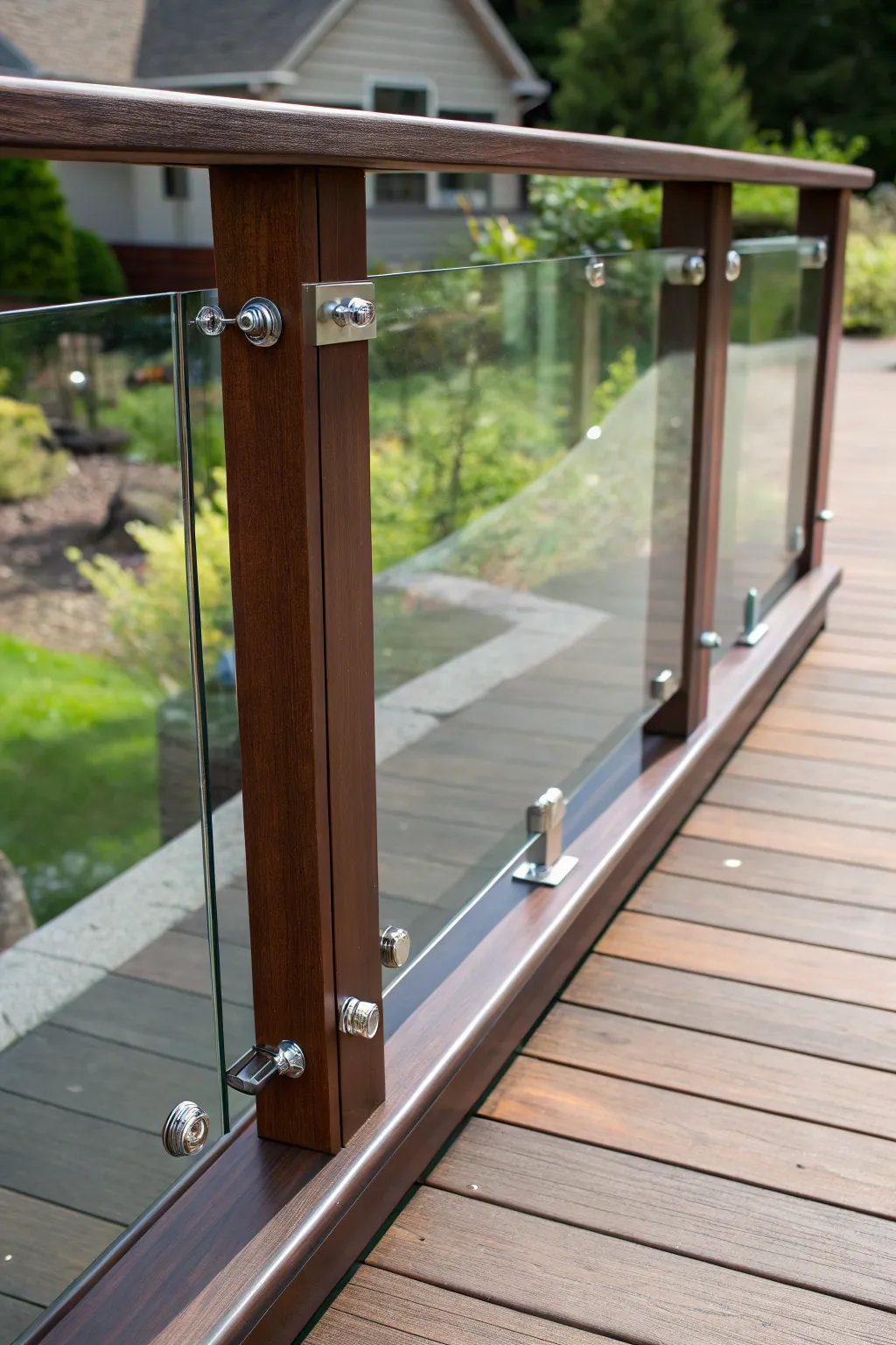 Safety Meets Style: Elevate your outdoor space with the seamless elegance of plexiglass railings.