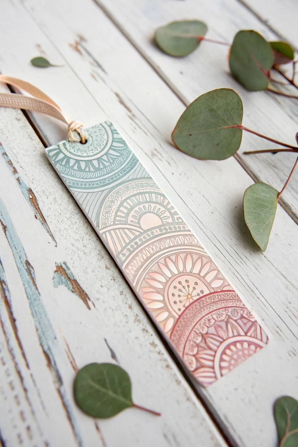 Discover the beauty in simplicity with this handcrafted polymer clay bookmark, the perfect companion for your favorite reads.