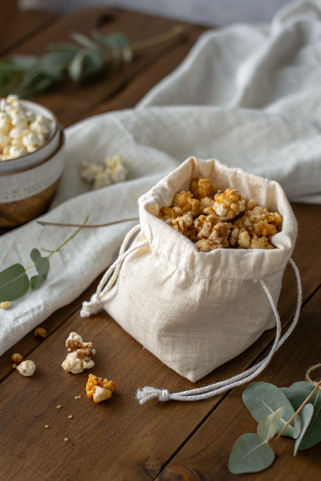 Send your guests home with a touch of warmth and flavor with these elegant midnight snack packs.