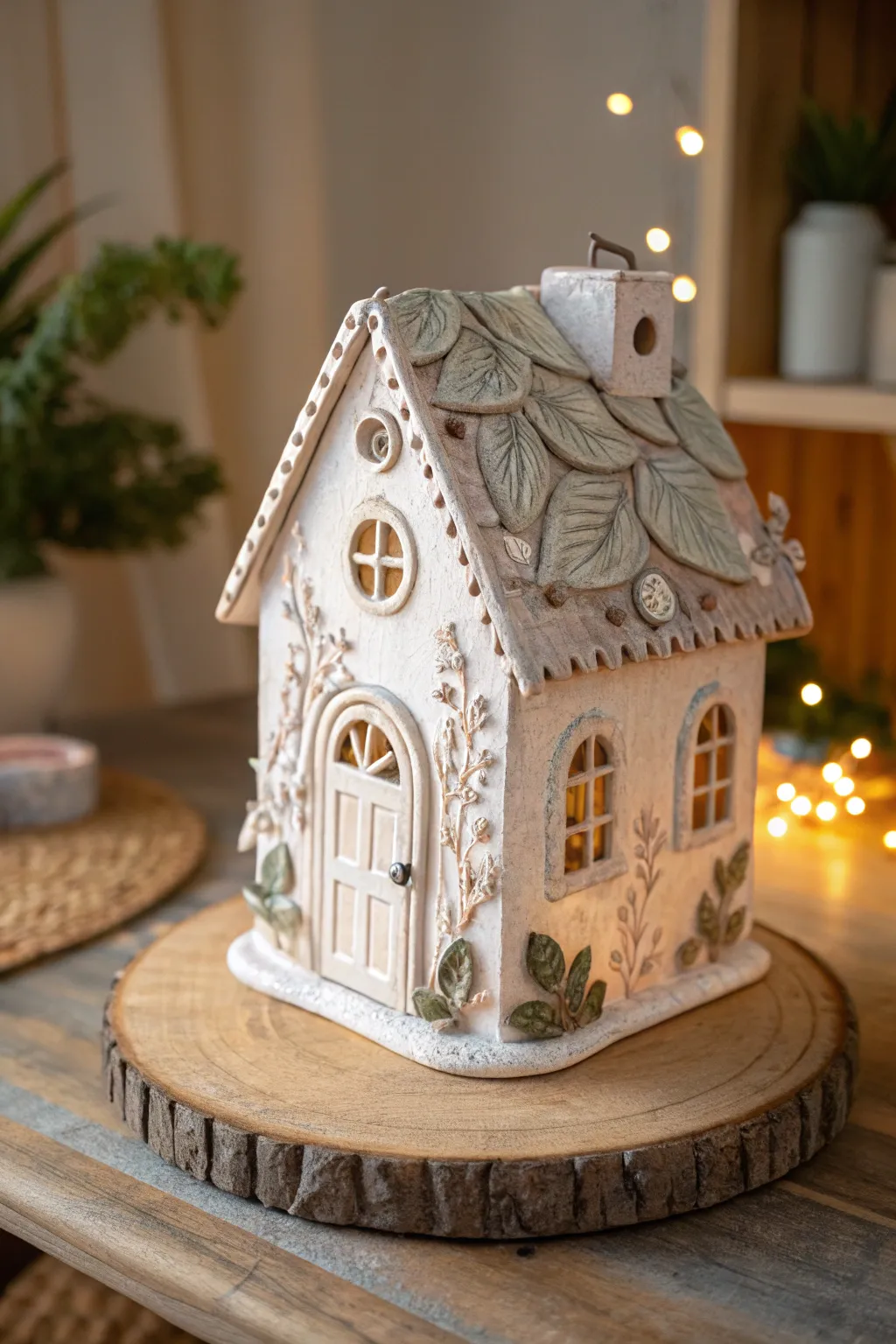 Step into a storybook world with this enchanting miniature fairy house, a perfect blend of craftsmanship and whimsy.
