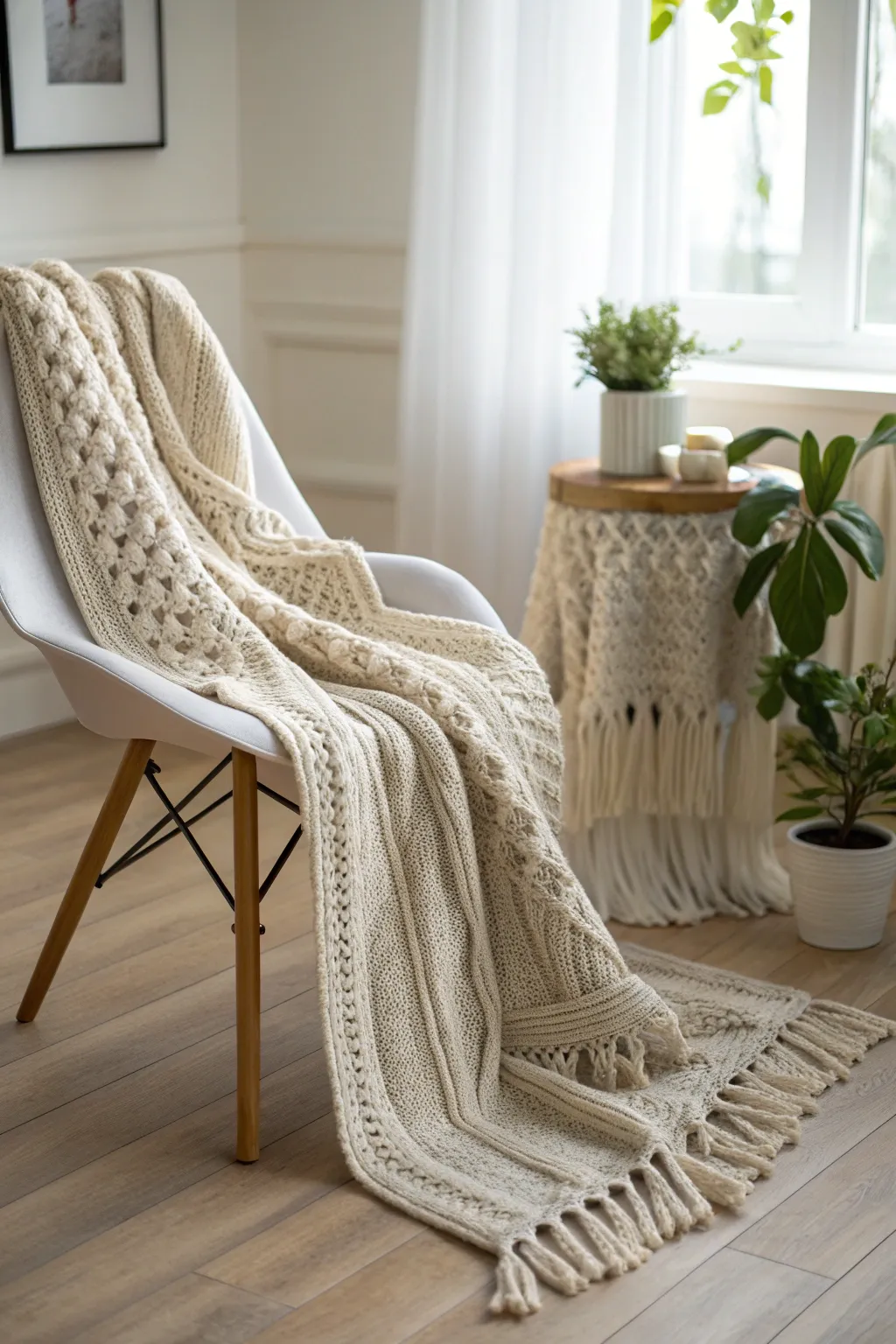 Wrap yourself in warmth and elegance with our handmade knitted throws—where simplicity meets artisanal charm.