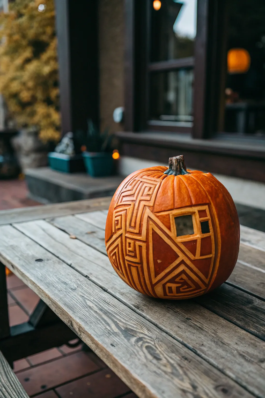 Elevate your pumpkin carving with modern abstract art—where creativity meets craftsmanship.