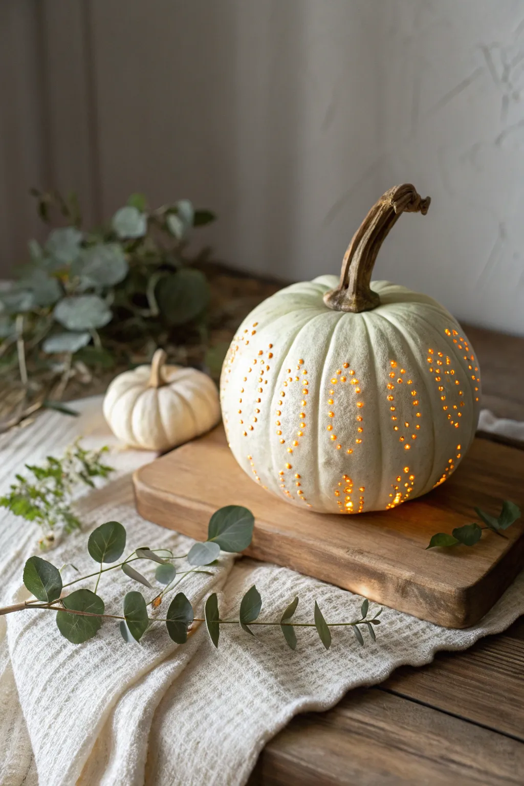 Illuminate your nights with a touch of magic: glow-in-the-dark pumpkin artistry.