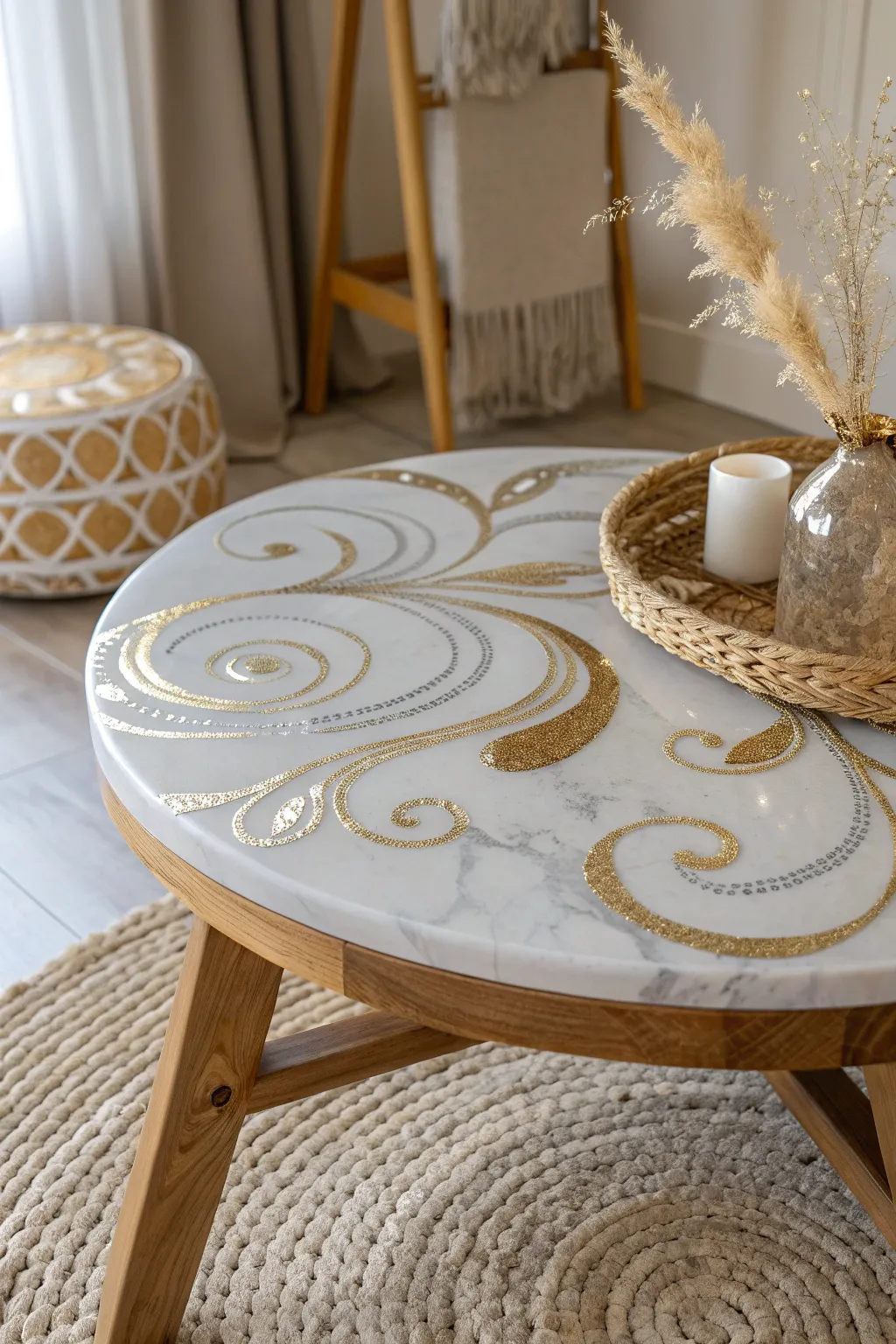 Elevate your space with a touch of metallic magic. 🌟 Discover the elegance of gold and silver in minimalist design.