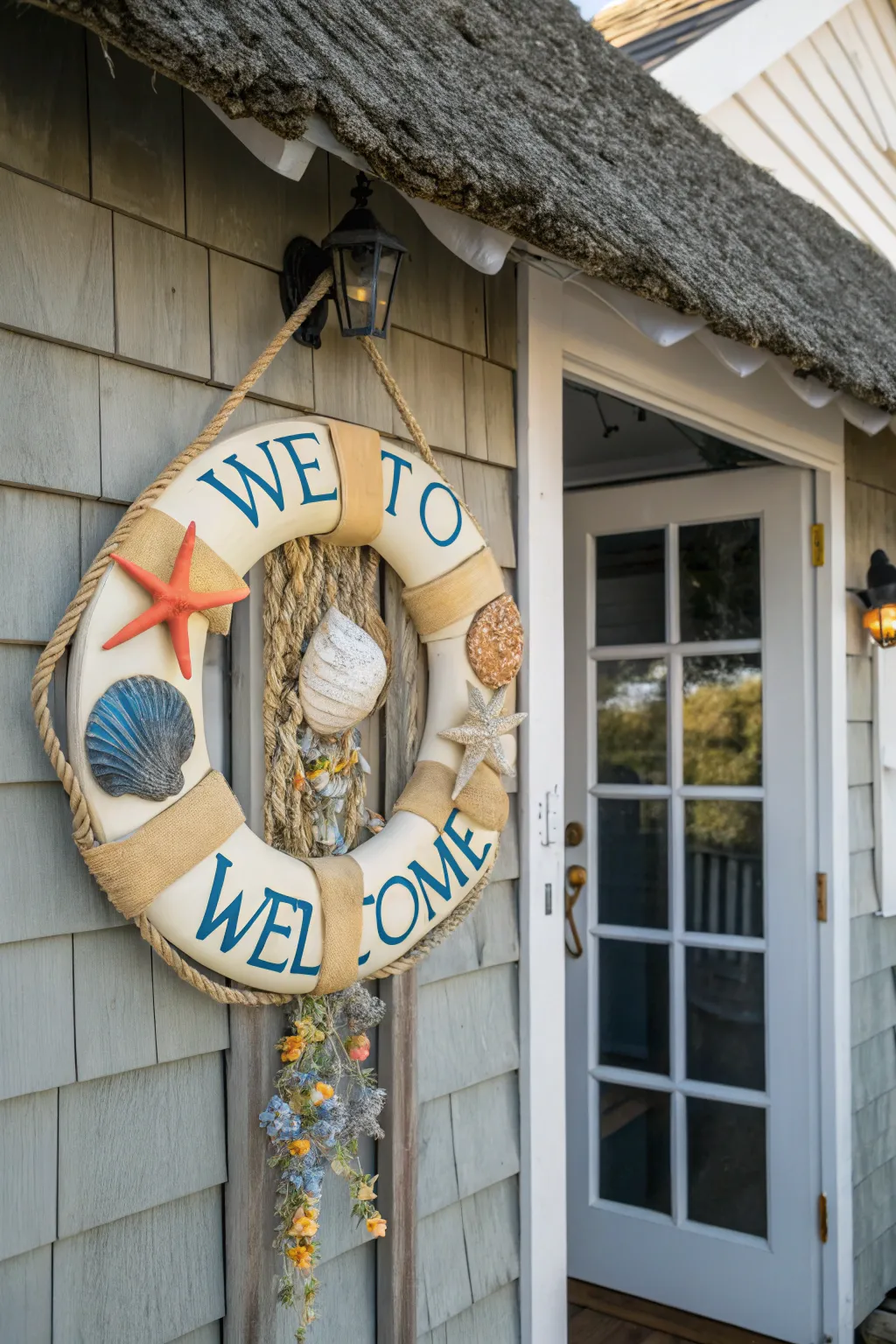 Beachy vibes bring the ocean's charm to your entryway.