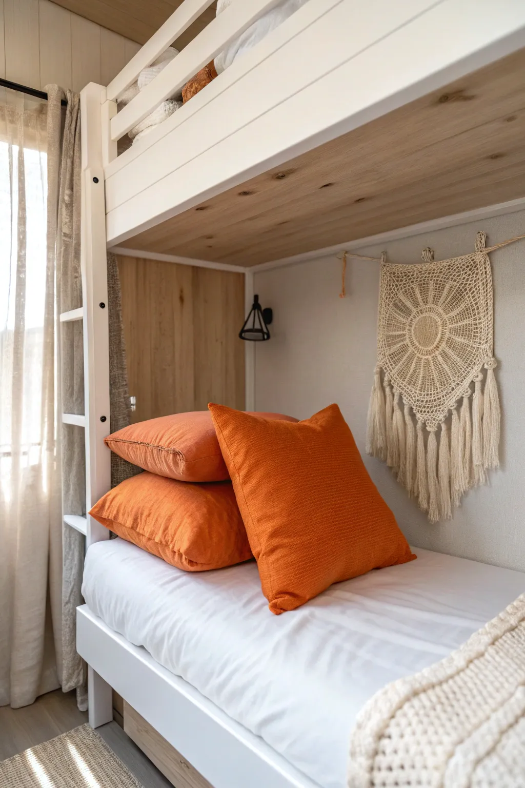 Transform your RV bunk room with a pop of color that sparks joy!