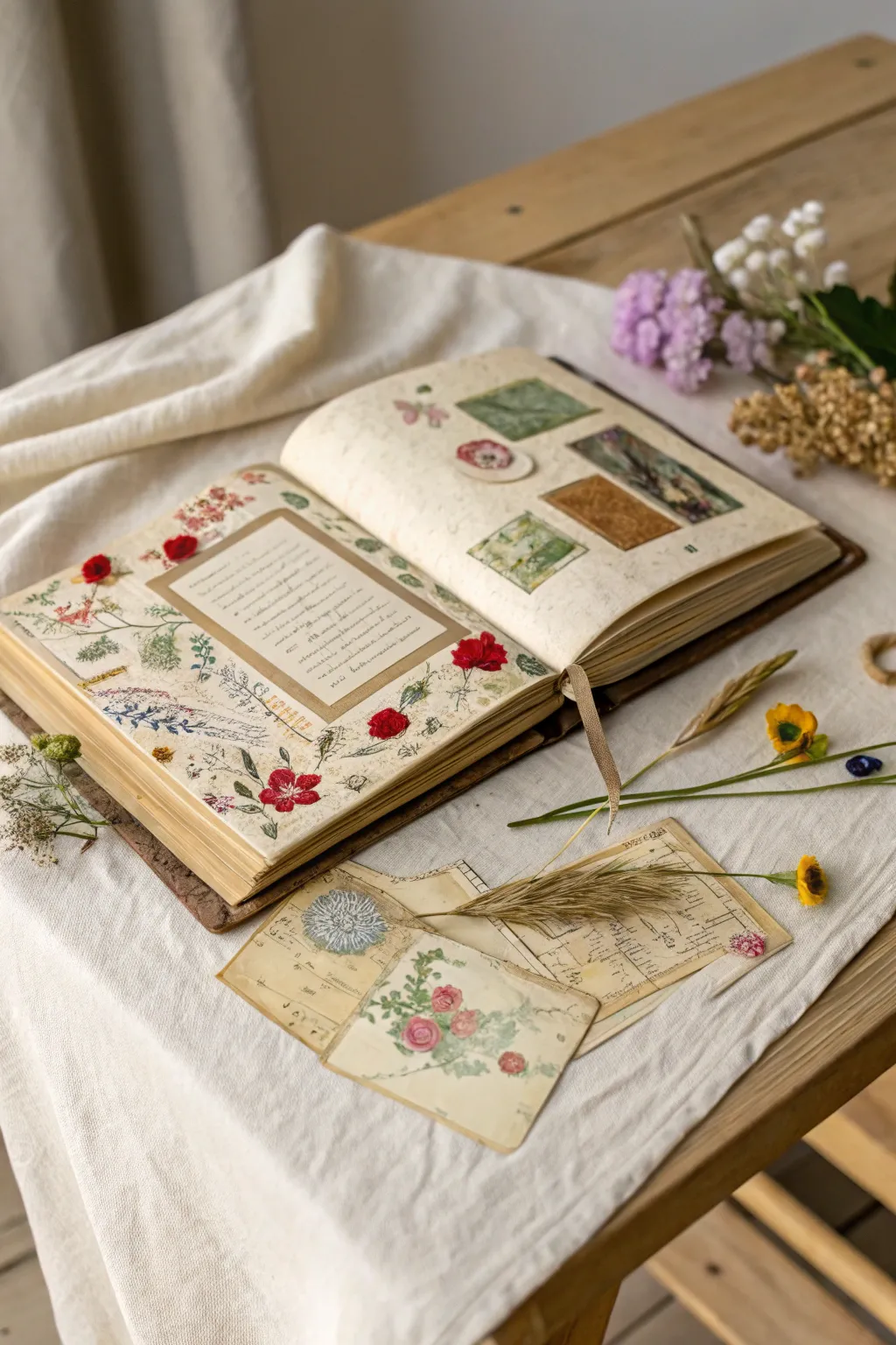 Discover the art of using unexpected materials in your scrapbook creations for a touch of unique beauty.