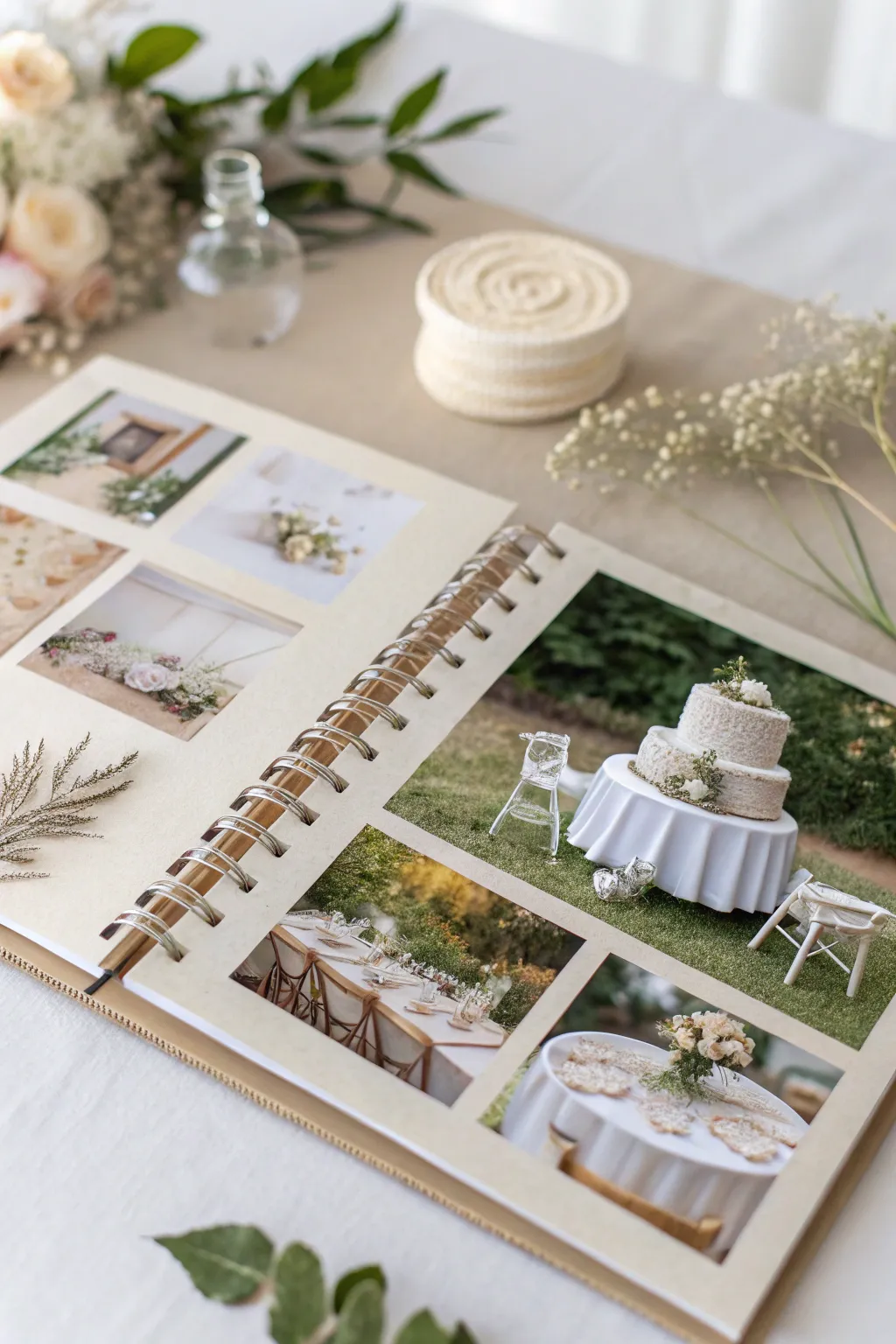 Celebrate the little things with a mosaic of wedding memories, where simplicity meets elegance.