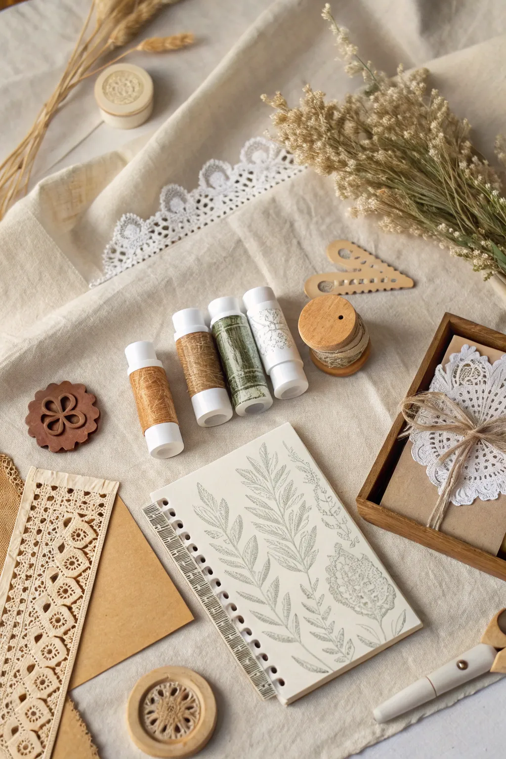 Unlock your creativity with a mix of textures and layers for the perfect scrapbook masterpiece.