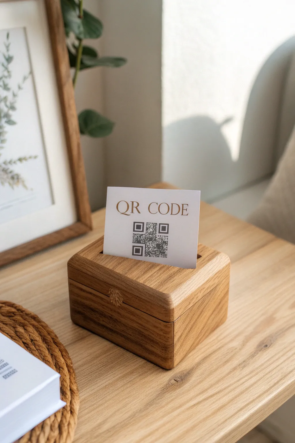 Unlock memories with a touch of modern technology - scan the QR code to explore a digital scrapbook.