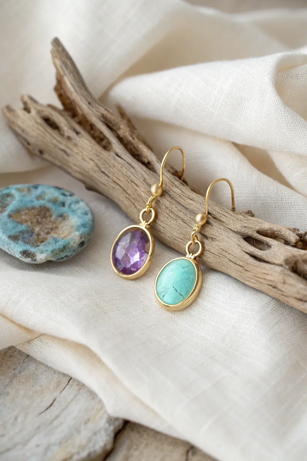 Embrace subtle elegance with symbolic gemstone earrings—your everyday magic.
