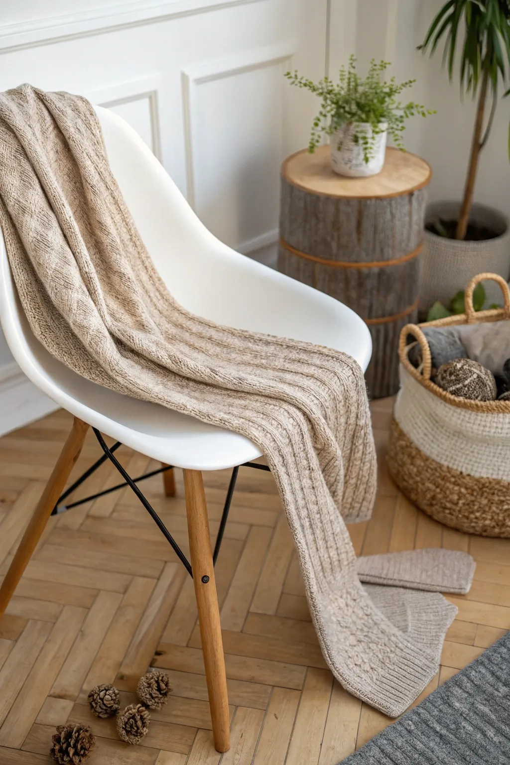 Elevate your wardrobe with these handmade leggings, where comfort meets Scandinavian elegance. #DIYFashion #ScandiStyle
