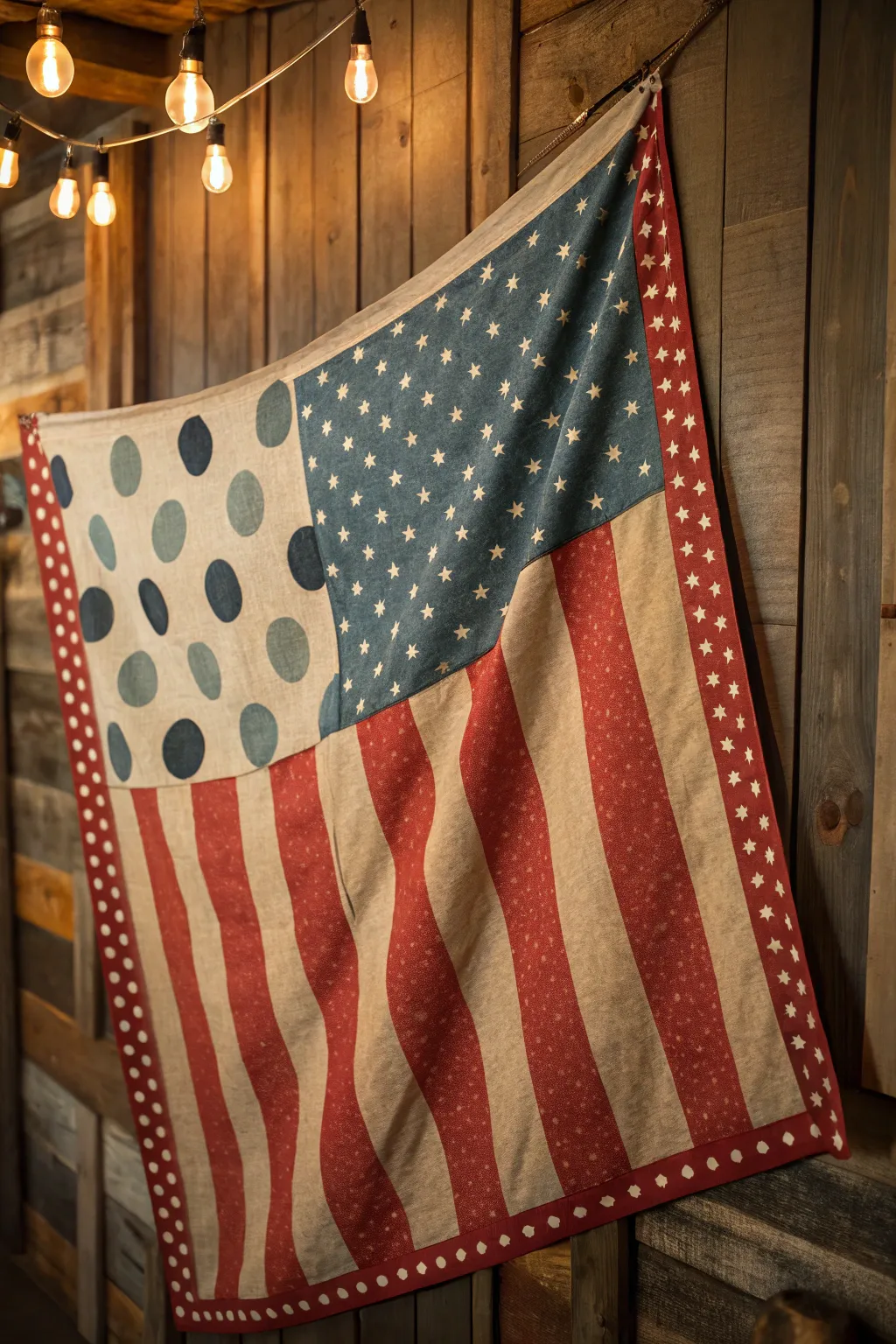Capture the charm of the past with this retro flag design, perfect for those who value craftsmanship and nostalgia.