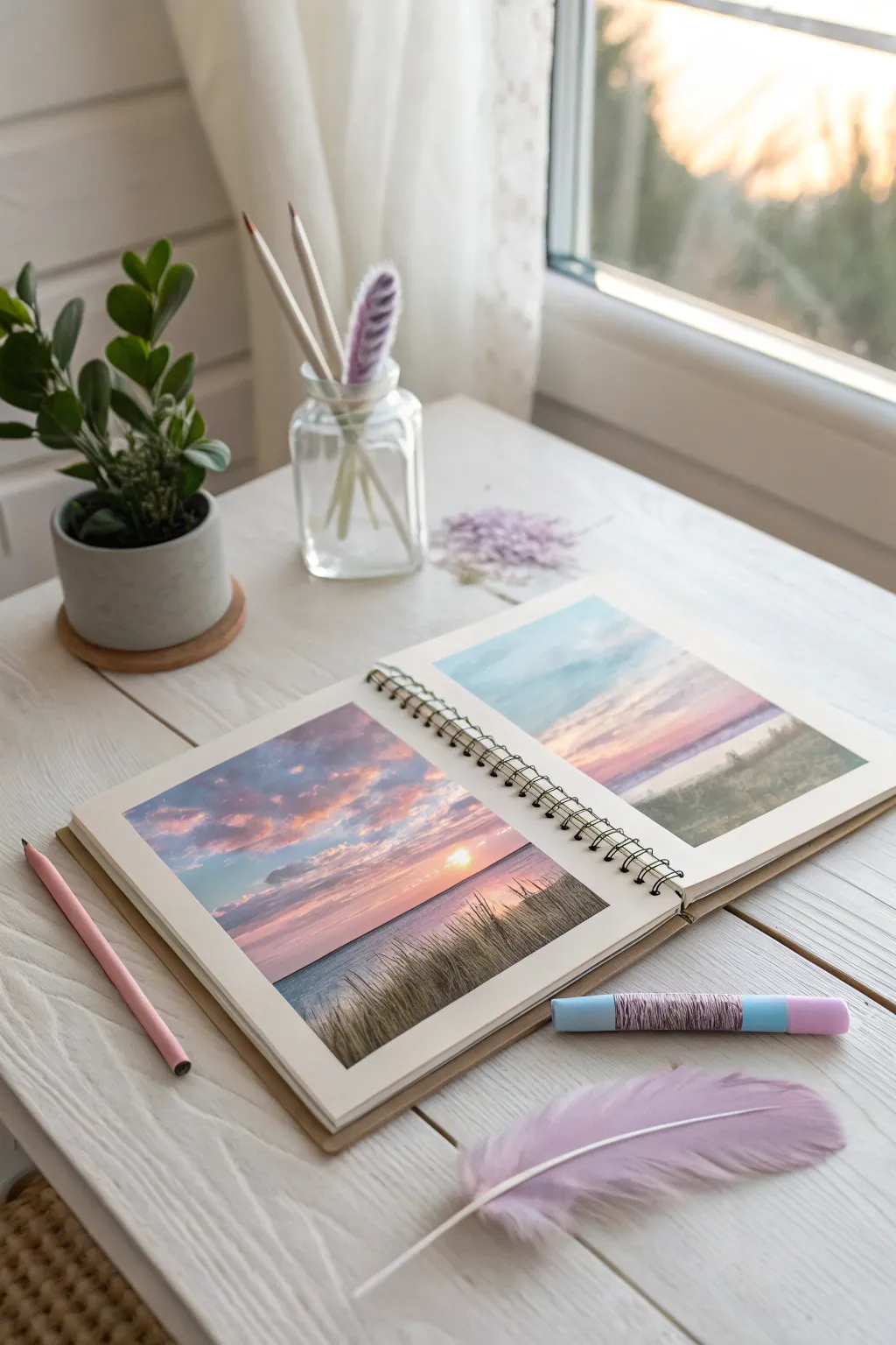 Let your creativity flow with dreamy pastel scenes that transport you to a tranquil escape. 🌸✨