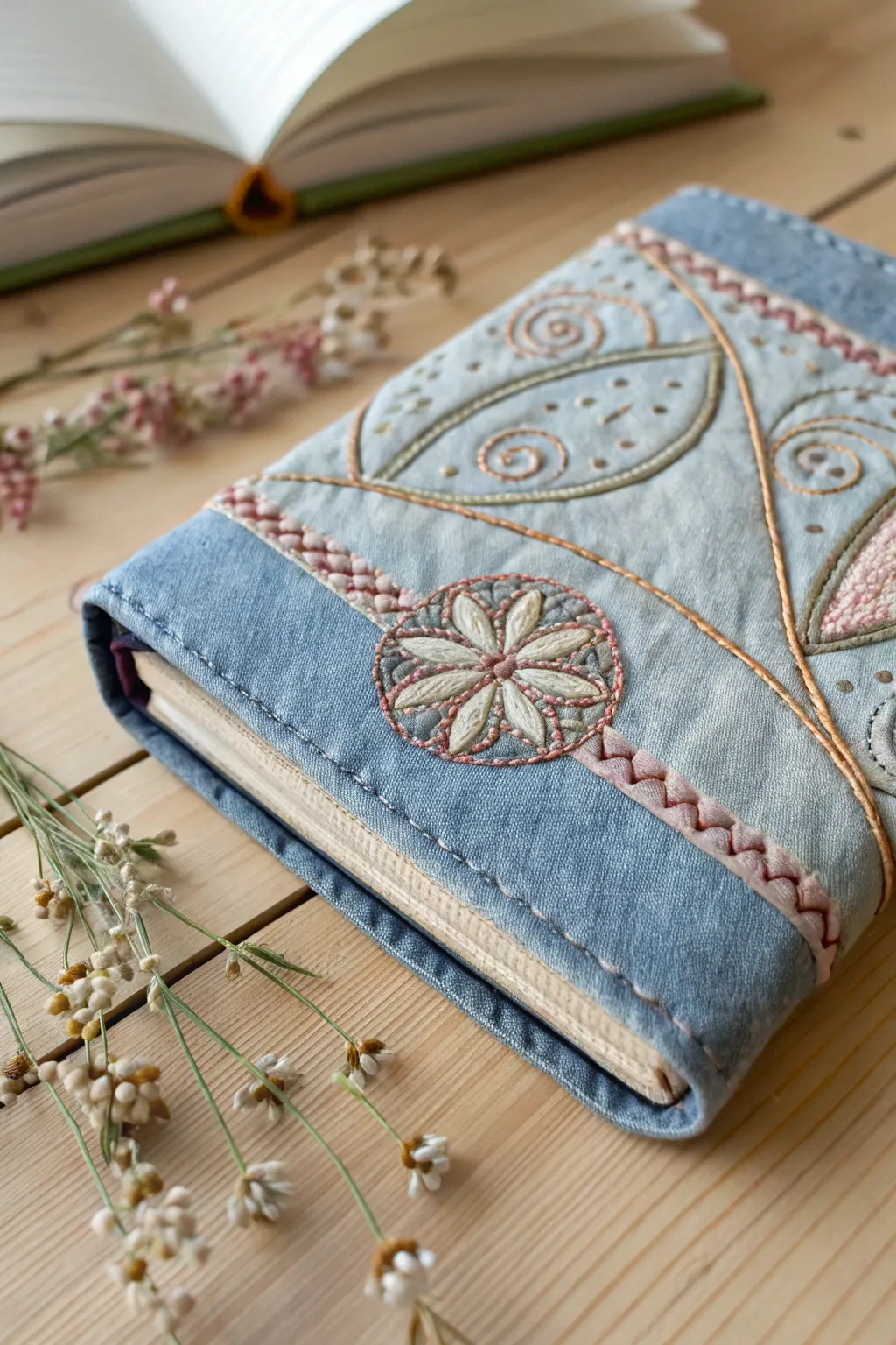 Transform your old jeans into a unique piece of art with slow stitching magic.
