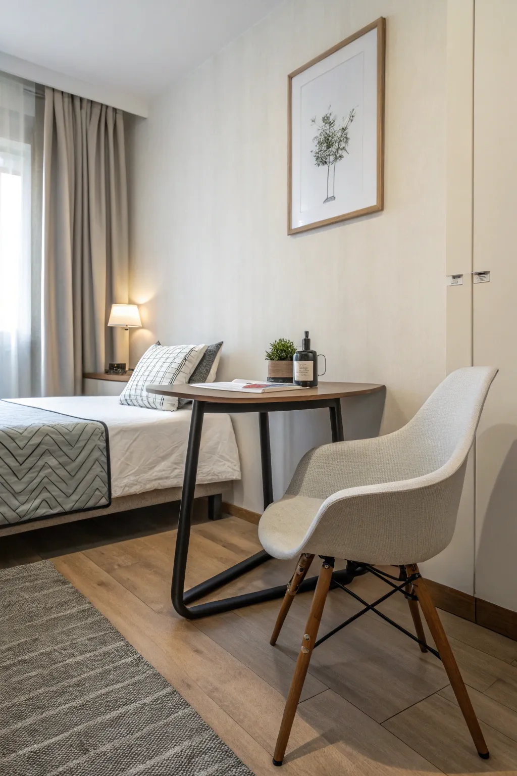Minimalist design keeps your space open and airy.