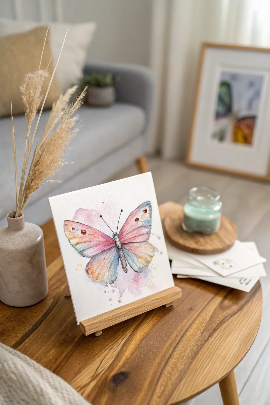 Embrace the grace of delicate butterflies with a touch of watercolor magic.