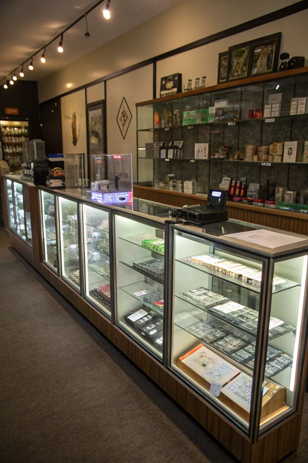 Transparent cases enhance product visibility.