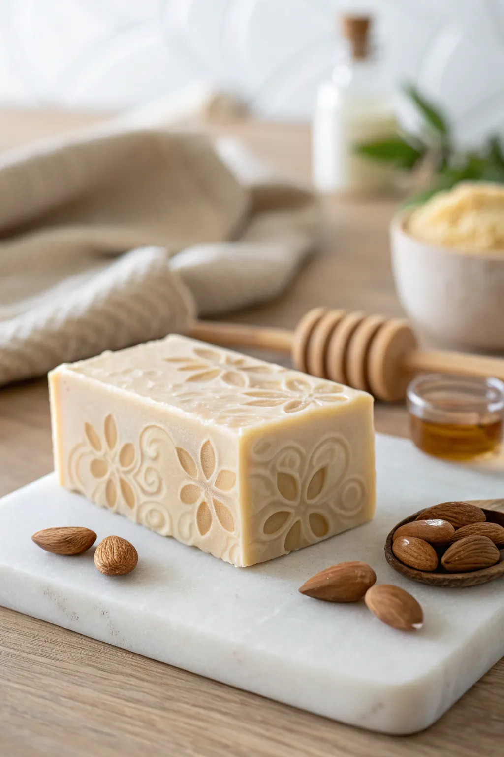 Indulge in the sweet serenity of Honey Almond Bliss; where natural elegance meets everyday luxury.