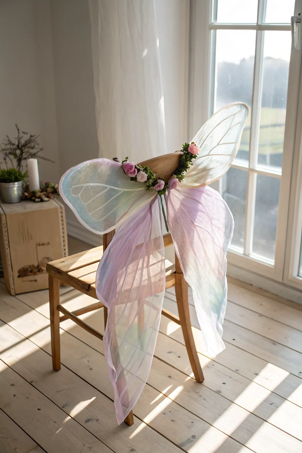 Embrace the magic of summer with whimsical butterfly wings and floral touches. #CraftedElegance #SummerWhimsy