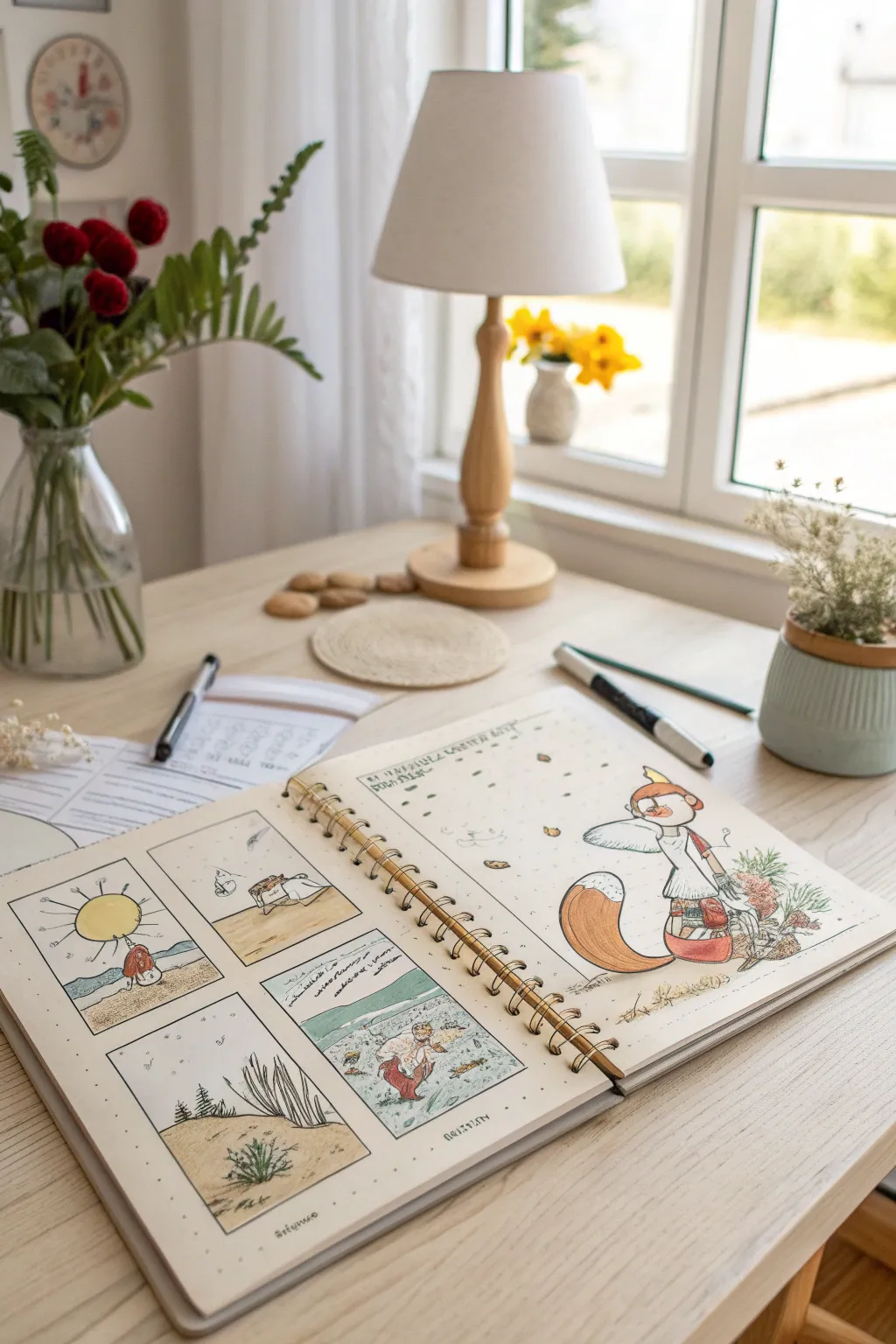 Capture the essence of summer with your own handcrafted comic strip adventure. Let your creativity bask in the sun!