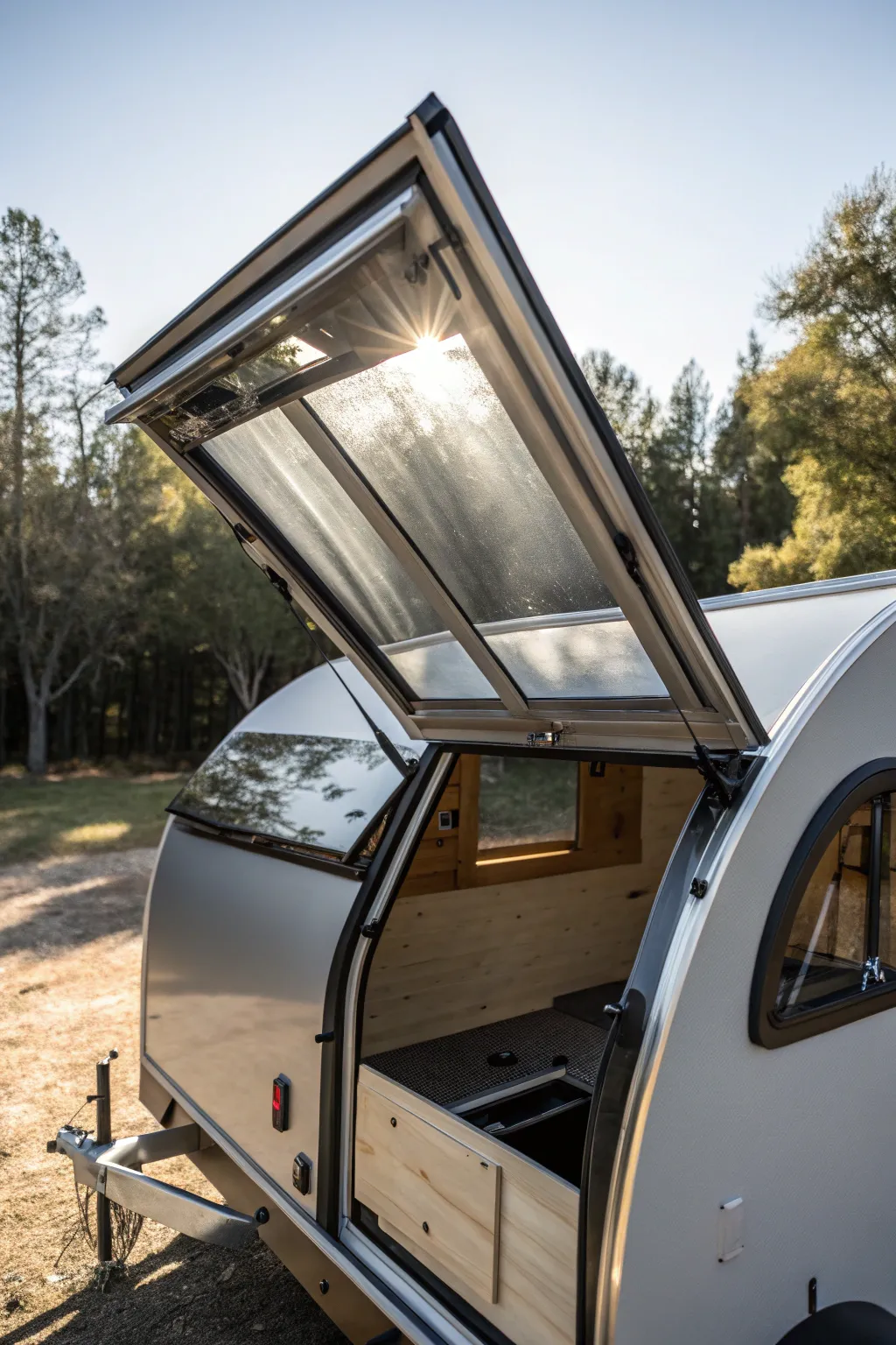 Stargazing perfected: Experience the night sky from the comfort of your camper with innovative skylights.