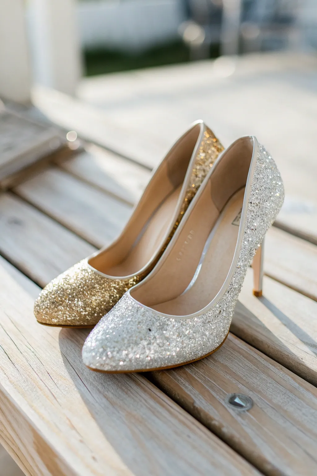 Step into sparkle and let your shoes shine with effortless elegance.