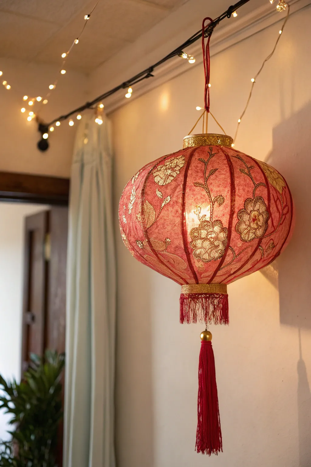 Illuminate your space with the timeless beauty of a handcrafted Chinese lantern.