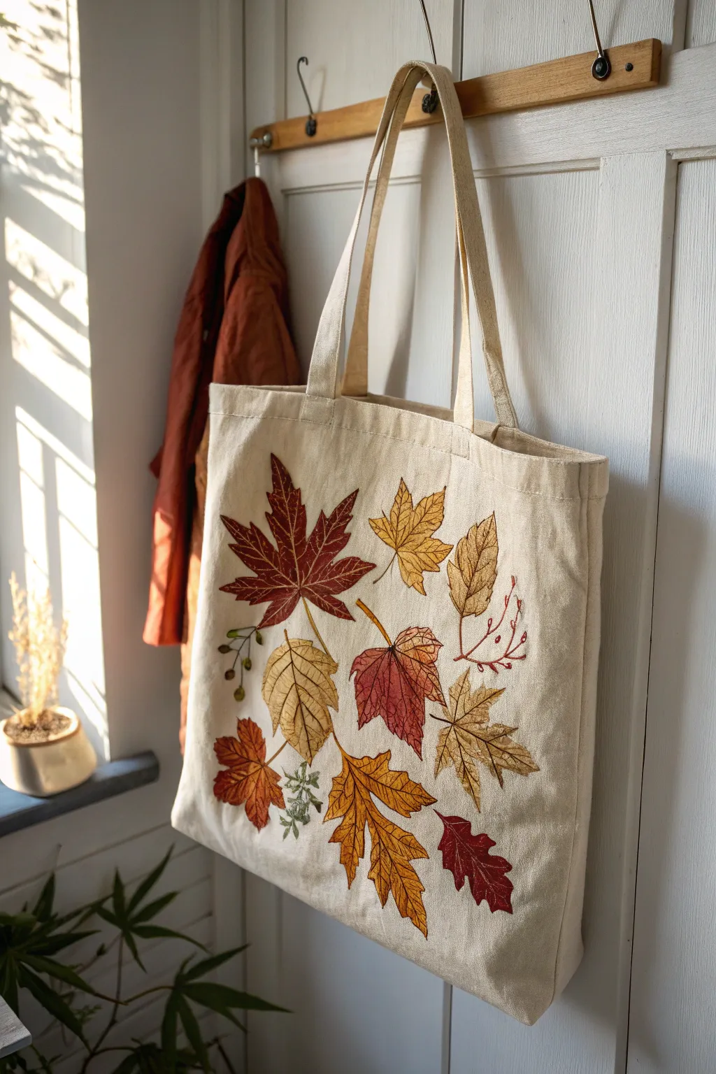 Embrace the beauty of the seasons with a tote that speaks of nature's artistry.