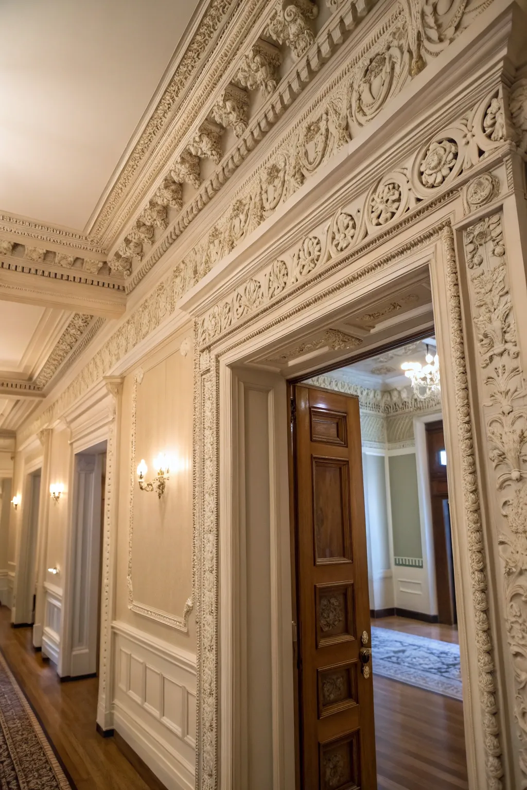 Architectural details enhance sophistication.