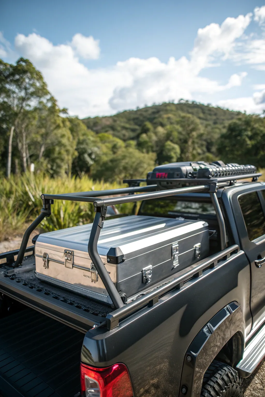 Elevate your truck's utility with a removable cargo rack: versatility meets craftsmanship.