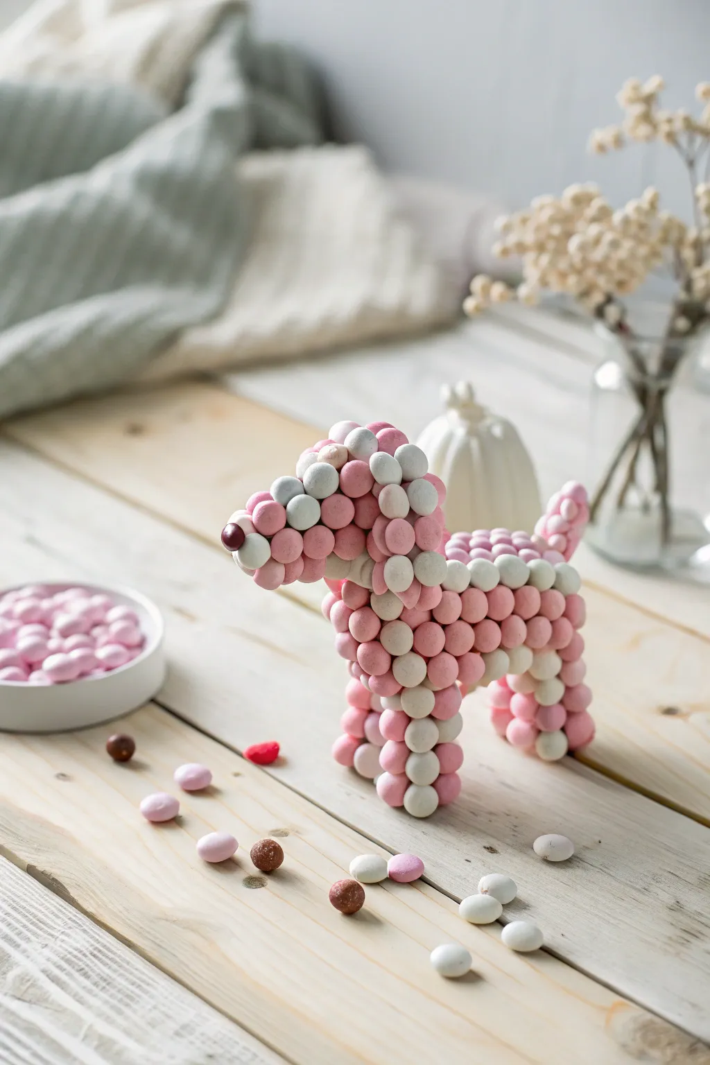 Craft your heart out with this adorable Valentine’s candy dog!