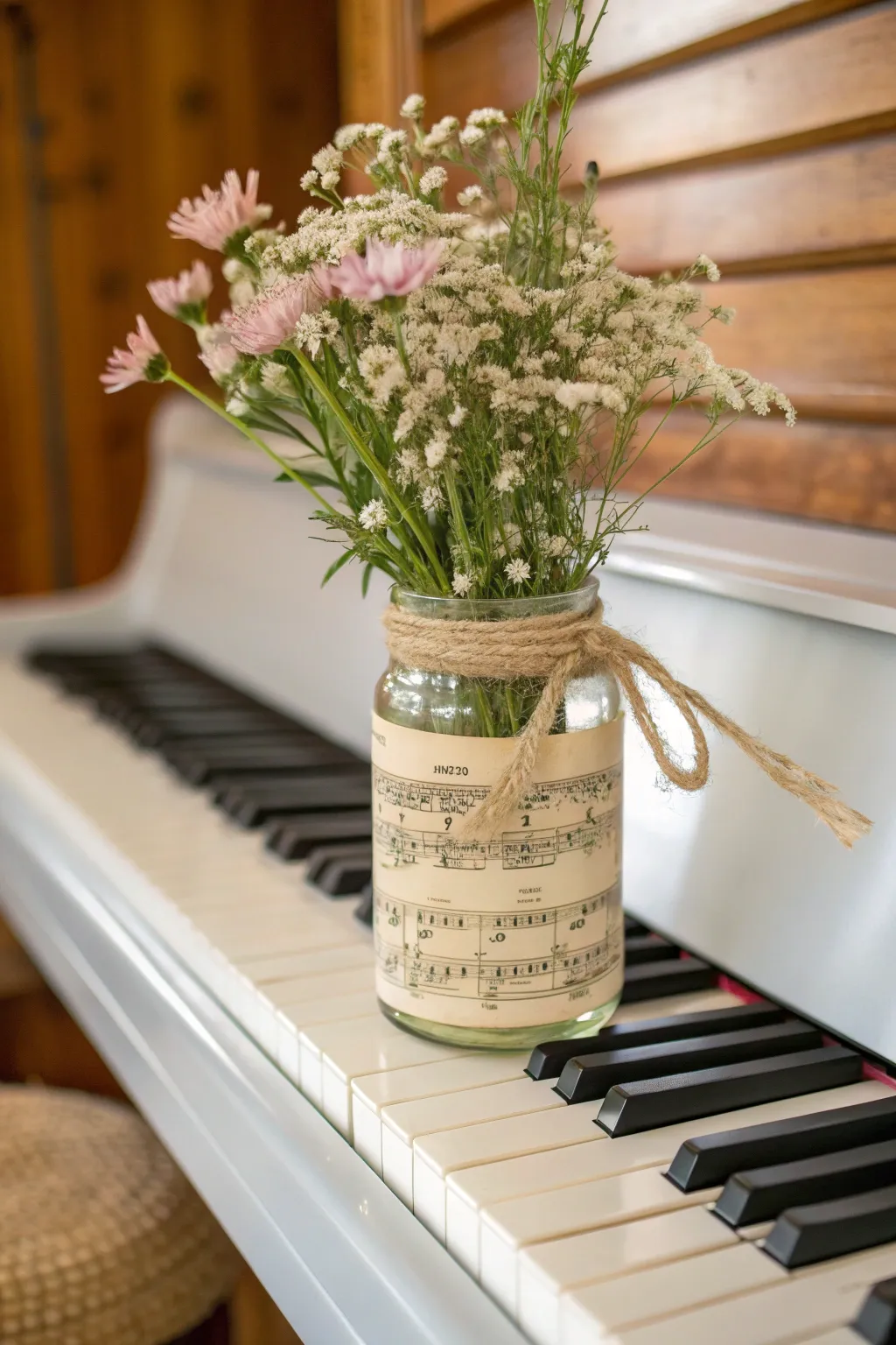 Transform your space with a touch of musical elegance and natural charm. 🎶🌿 #ValentineVase #ScandiBoho