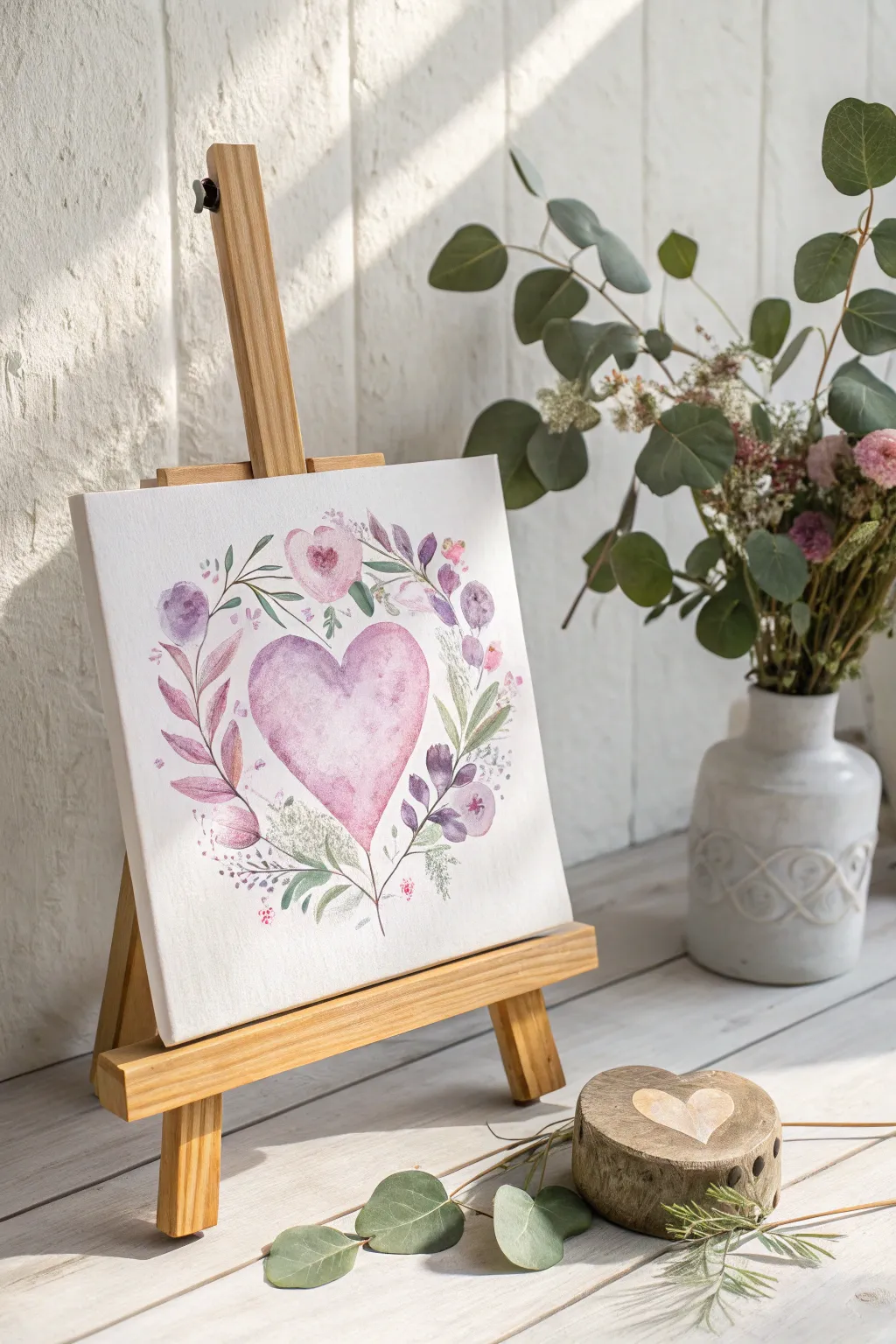 Embrace the softness of love with dreamy watercolors this Valentine's Day.