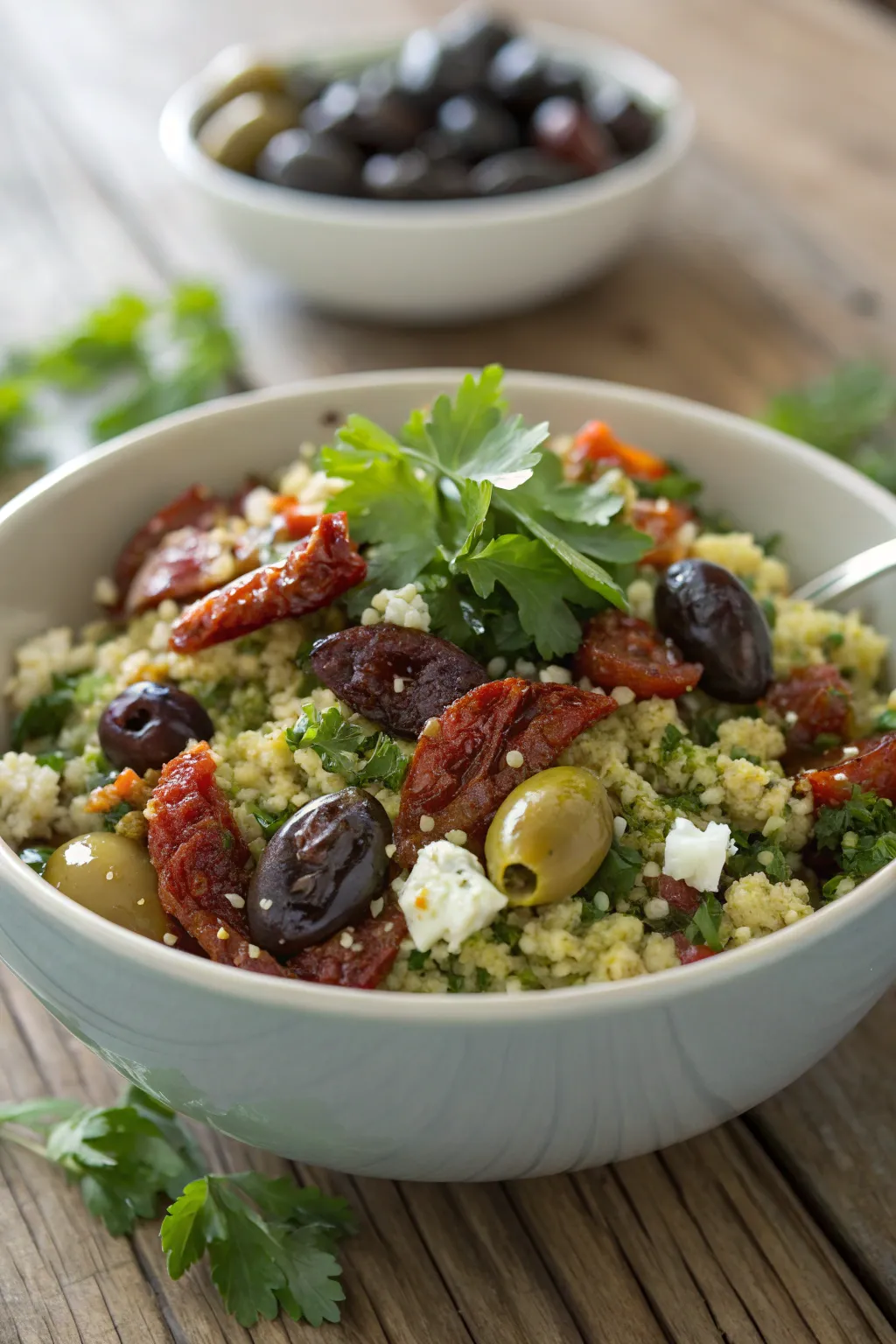 A refreshing Mediterranean quinoa salad, light and flavorful.