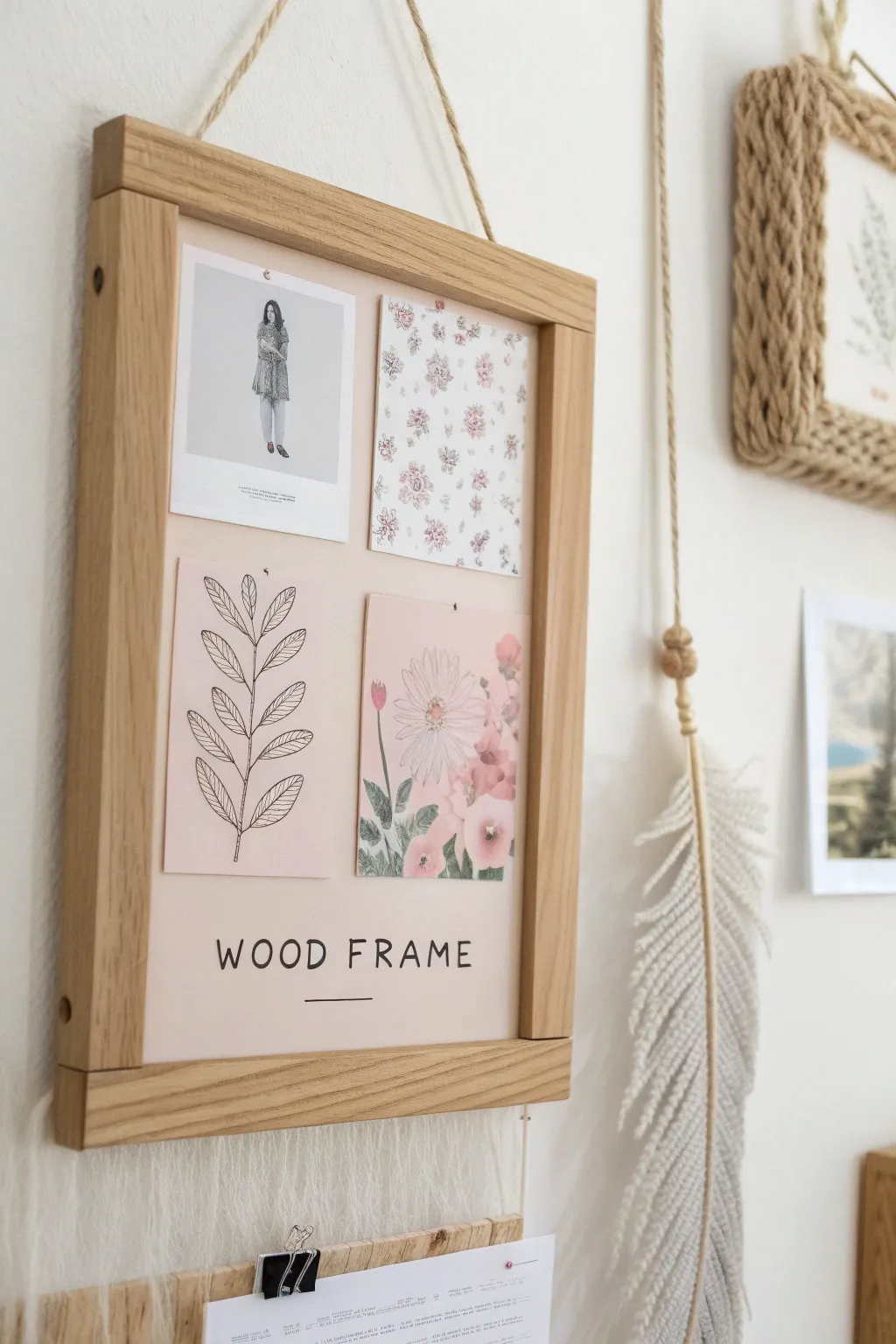 Elevate your inspiration with a framed vision board — where dreams meet artistry. #VisionBoardGoals #MinimalistBoho