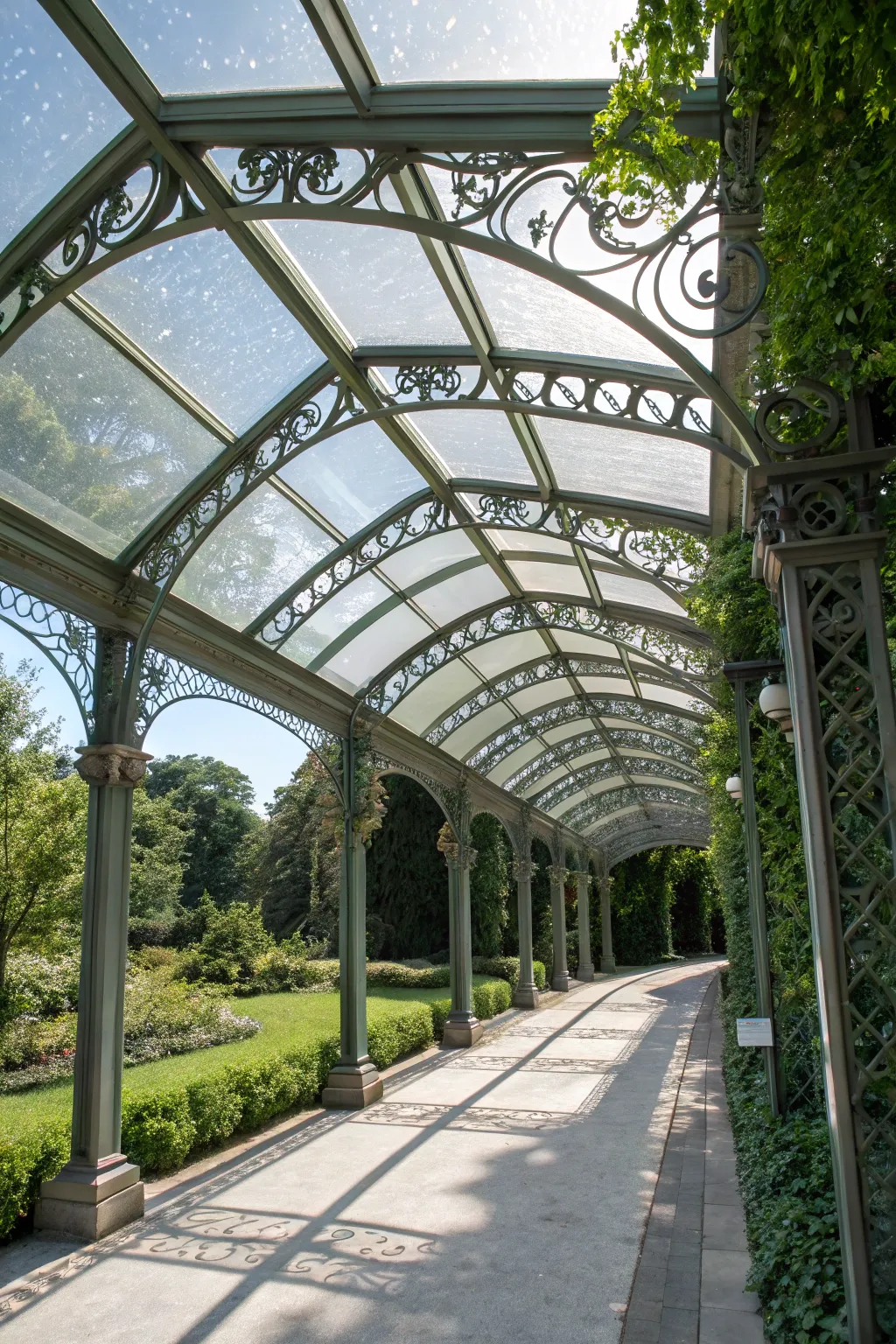 Embrace natural light with a touch of craftsmanship: Transform your garden with transparent roof panels.