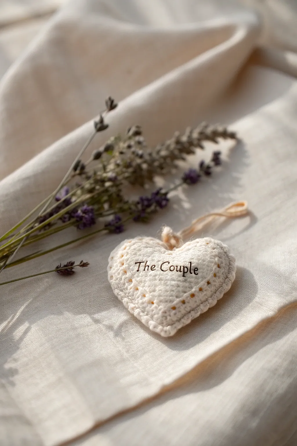 Craft love with every stitch: Personalized crocheted mini heart charms for unforgettable DIY wedding favors.