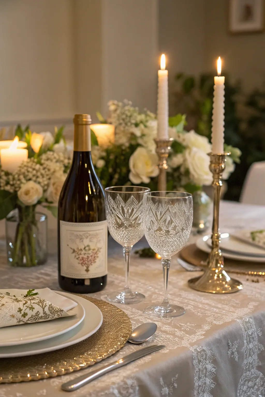 Raise a glass to love with personalized wine glasses.