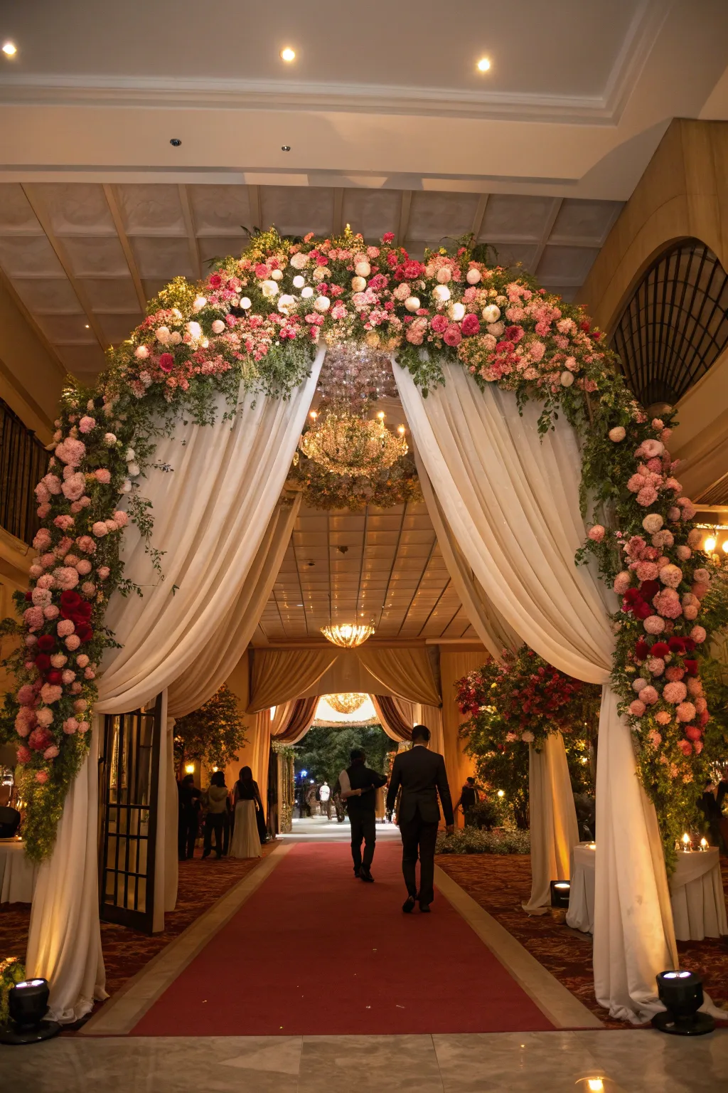 A statement entrance sets the tone for an unforgettable celebration.