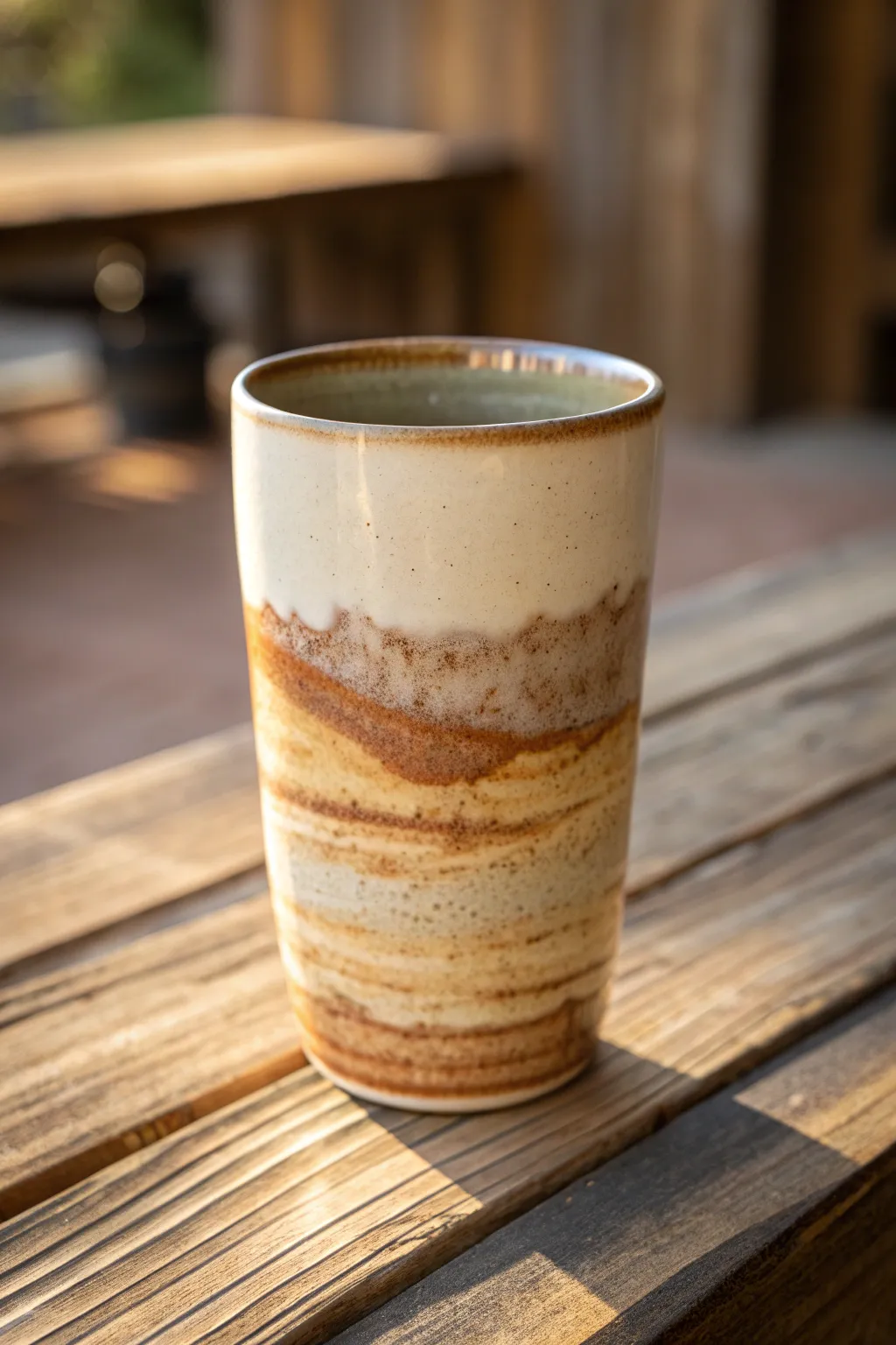Crafted for the Desert: Embrace the warmth of earth tones with this exquisite western tumbler.