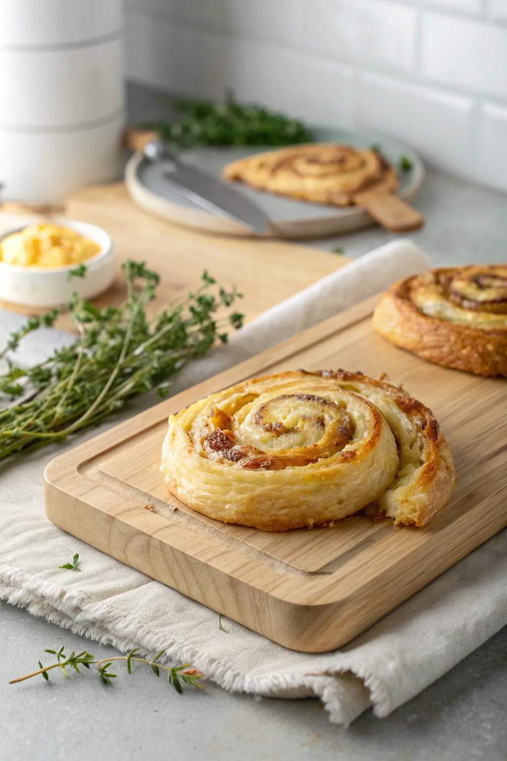 Elevate your leftover pie crust with these irresistible savory palmiers – a simple delight with a touch of elegance.