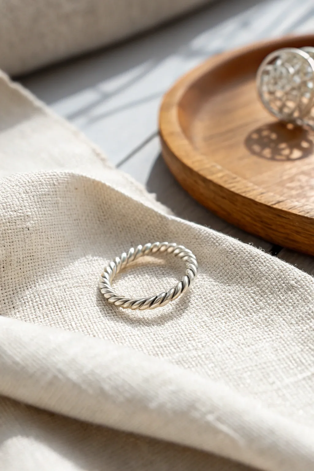 Embrace elegance with handcrafted spiral rings that catch the light beautifully.