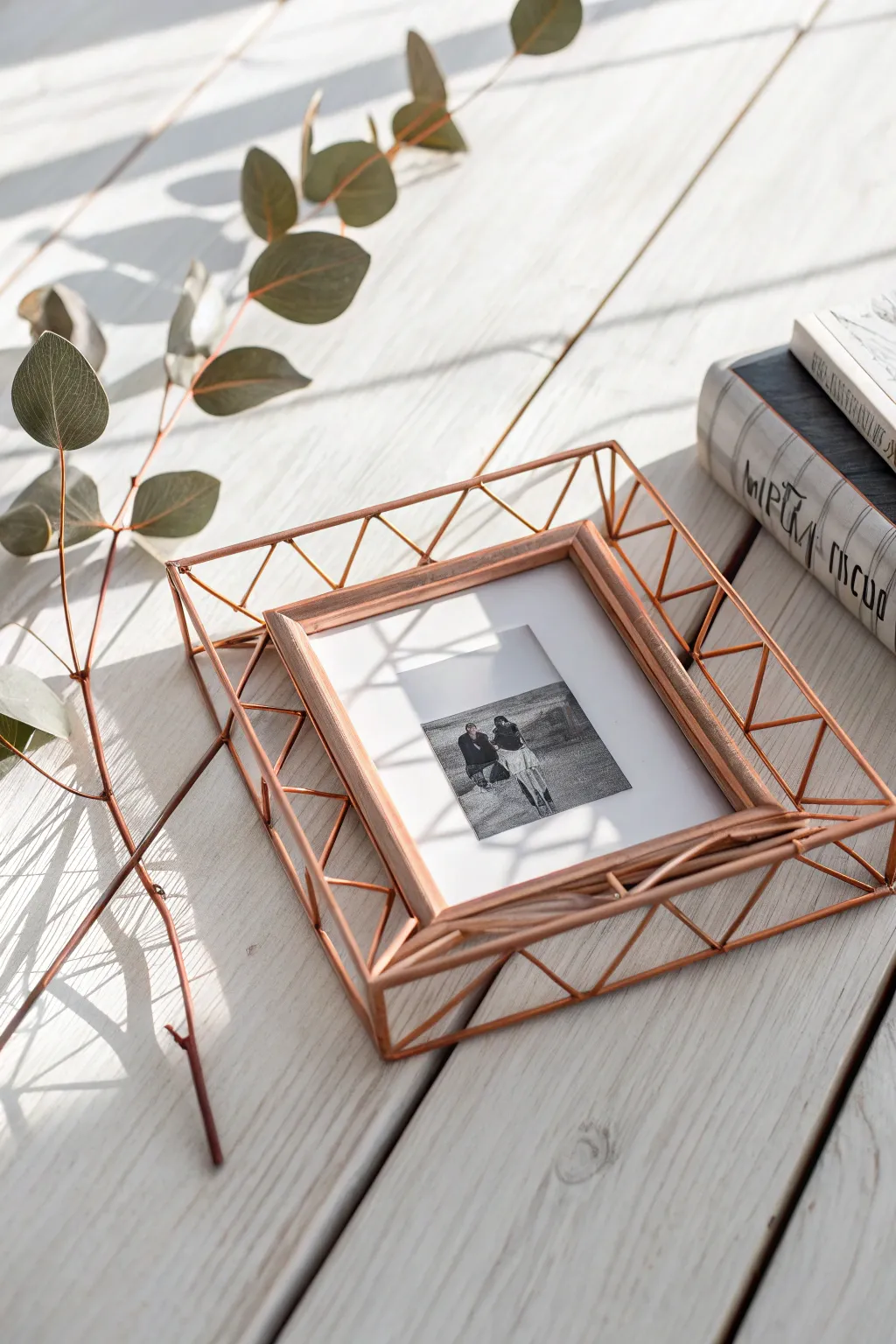 Elevate your memories with the subtle elegance of wire-wrapped frames.
