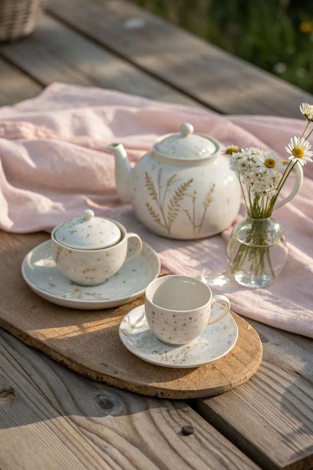 Gather with purpose: A serene tea party setting that inspires giving and connection.