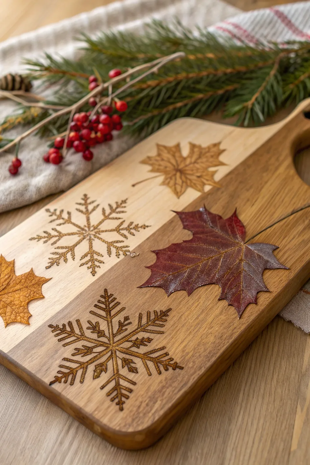 Celebrate every season with a handcrafted masterpiece—where winter's chill meets autumn's warmth.